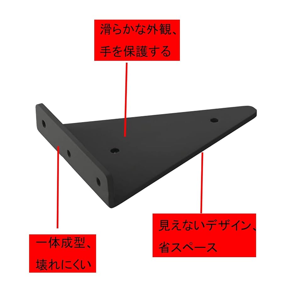 Amazon.co.jp: 三角ブラケット アイアンブラケット ブラケット